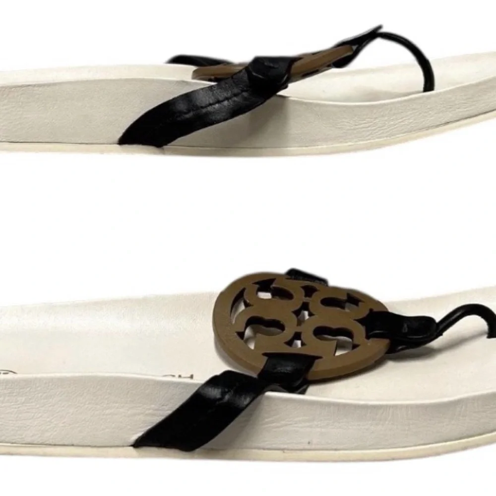 Tory Burch Miller Cloud Sandals Sz 10.5
Perfect Black/almond flour/new ivory - Picture 3 of 4